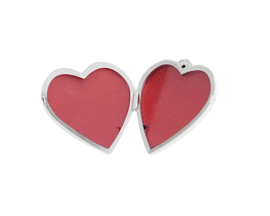 Ciondolo argento portafotografie forma di cuore Selezione Zanolli