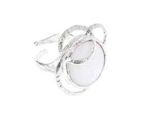 Anello Sunrise argento con madreperla Selezione Zanolli