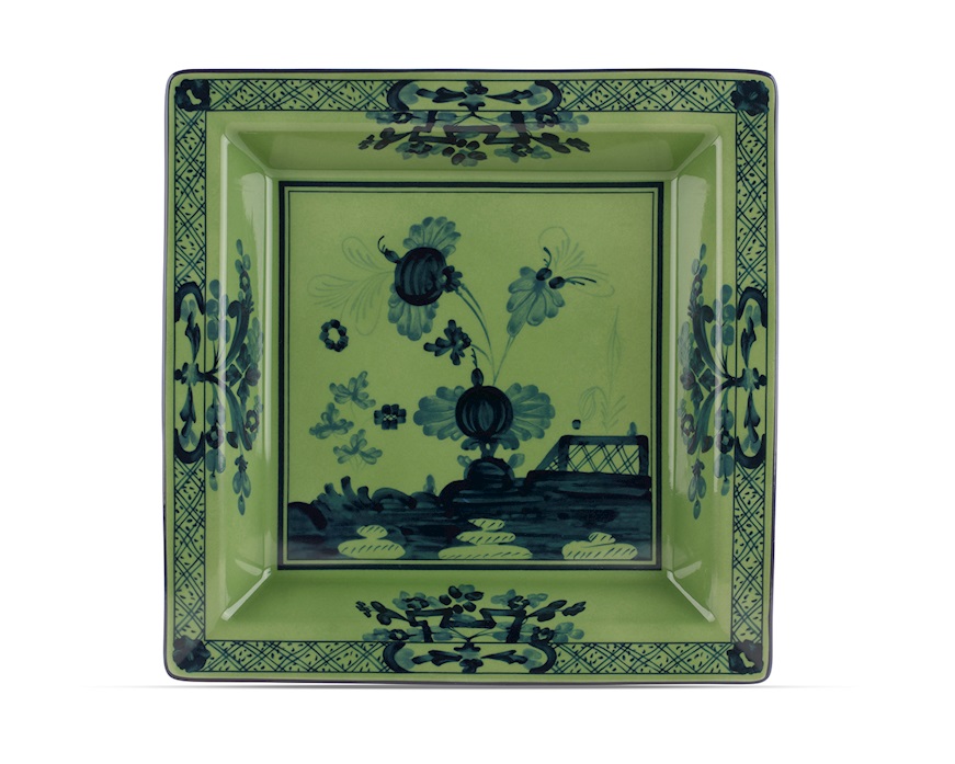 Valet tray Oriente Italiano Malachi porcelain Richard Ginori