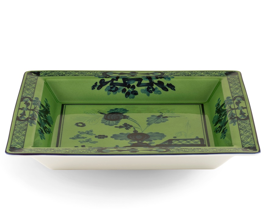 Valet tray Oriente Italiano Malachi porcelain Richard Ginori