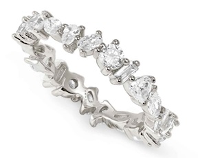 Anello Colour Wave argento con cubic zirconia Nomination