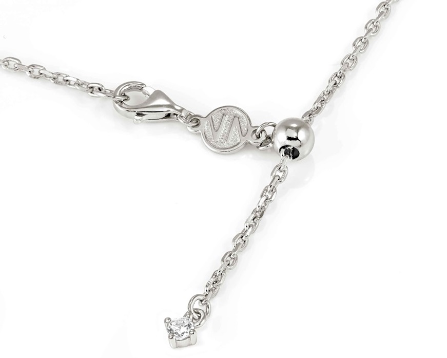 Collana tondo Colour Wave argento con zirconi multicolore Nomination