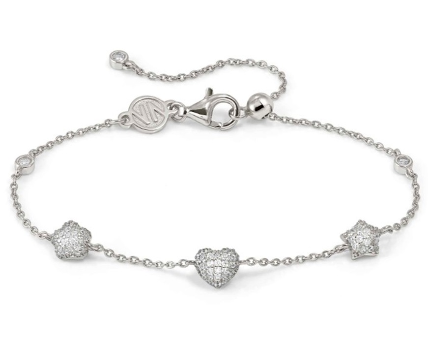 Bracciale Life Poetry argento 3 elementi con pavè di zirconi Nomination