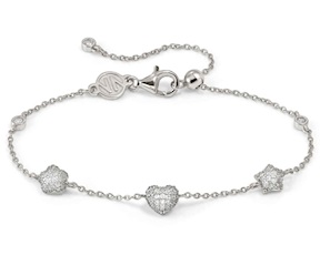 Bracciale Life Poetry argento 3 elementi con pavè di zirconi Nomination