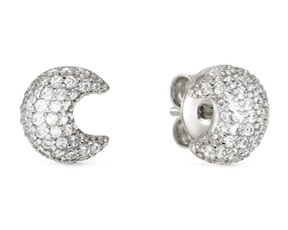 Orecchini Life Poetry argento luna con pavè di zirconi Nomination