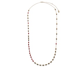 Collana Boule argento dorato e corallo Unoaerre