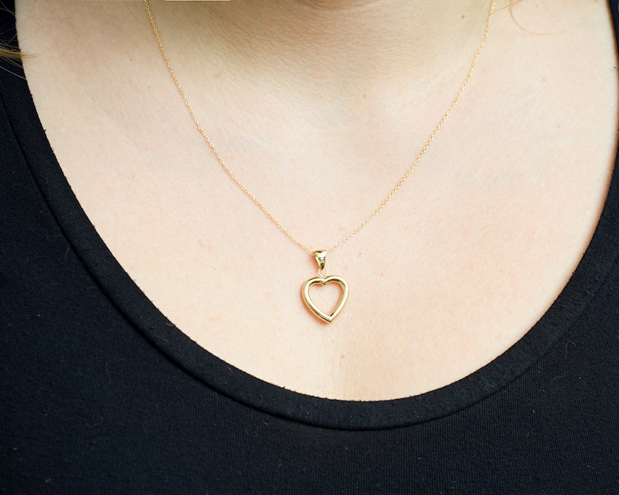 Collana Oro con cuore Unoaerre