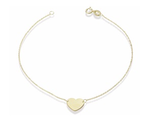 Bracciale Oro con cuore Unoaerre