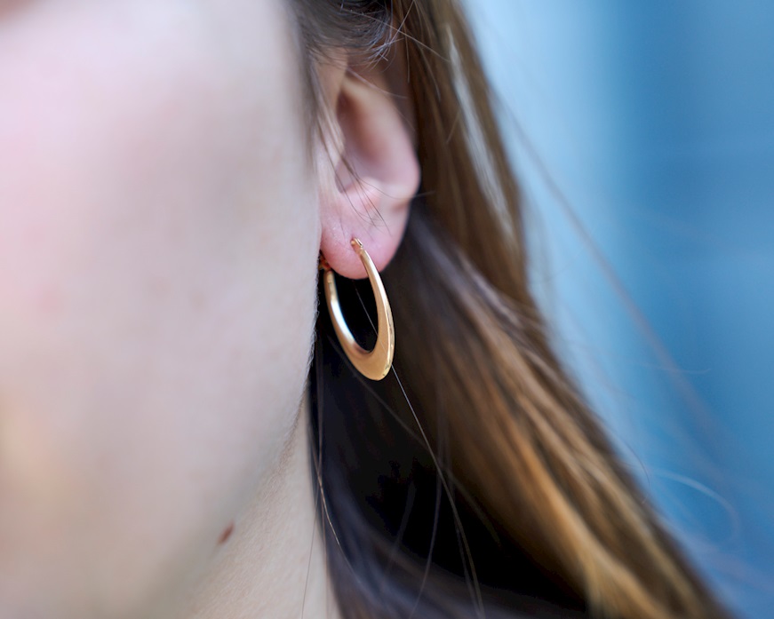 Orecchini Oro con ovali Unoaerre