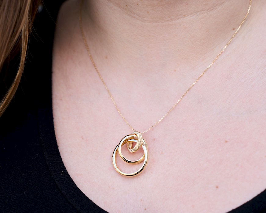 Necklace Gold 9k Unoaerre