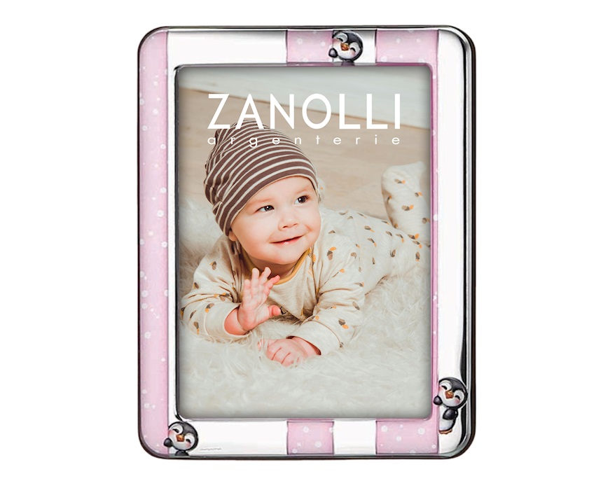 Cornice Pinguini argento pvd rosa Selezione Zanolli
