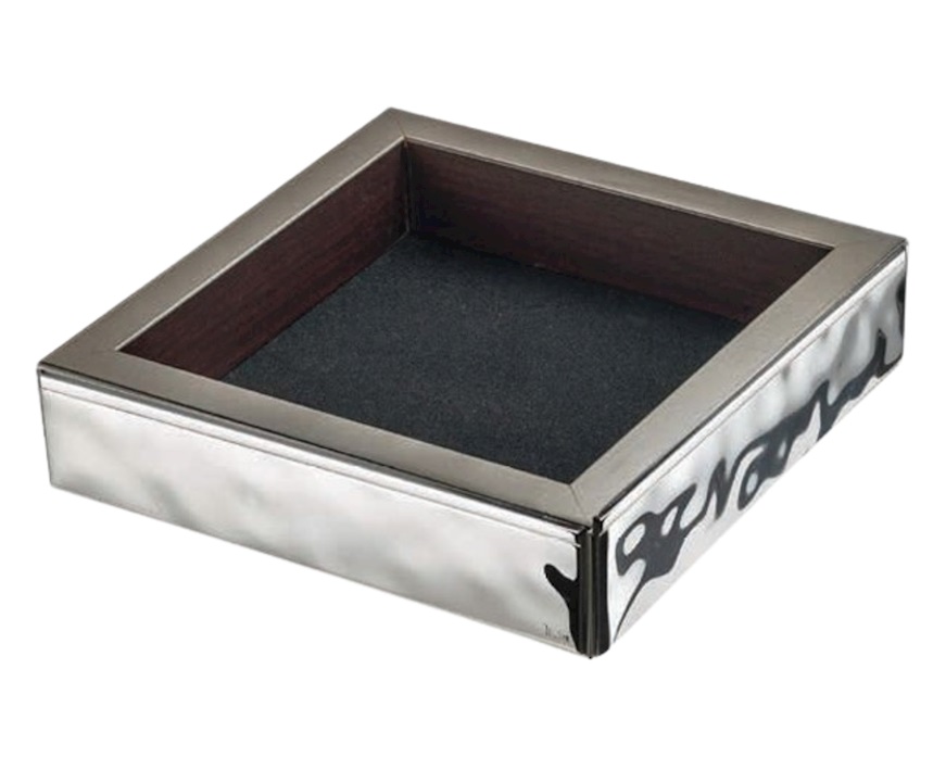 Svuotatasche Gea argento pvd Selezione Zanolli