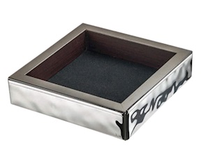 Svuotatasche Gea argento pvd Selezione Zanolli