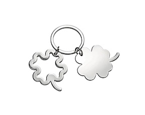 Keychain Four-leaf clovers Selezione Zanolli