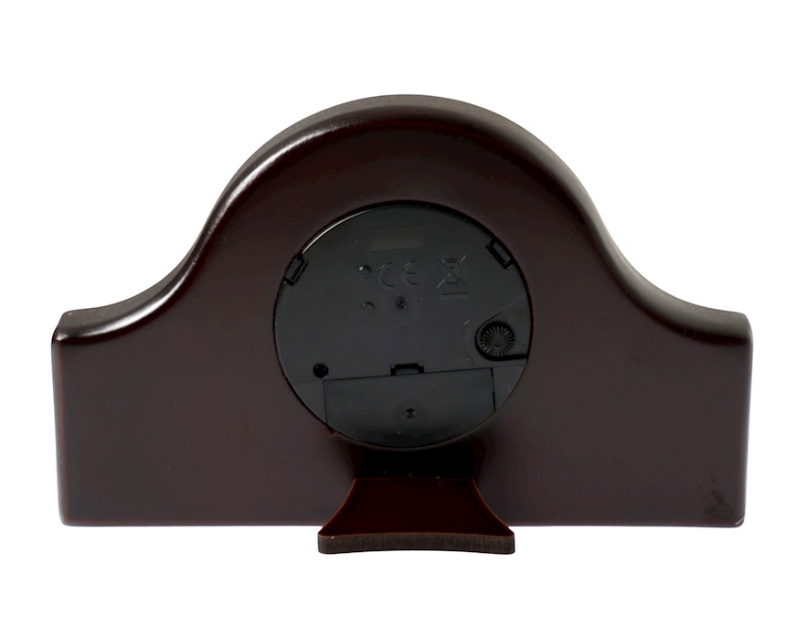 Table clock pvd Silver with white dial Ottaviani