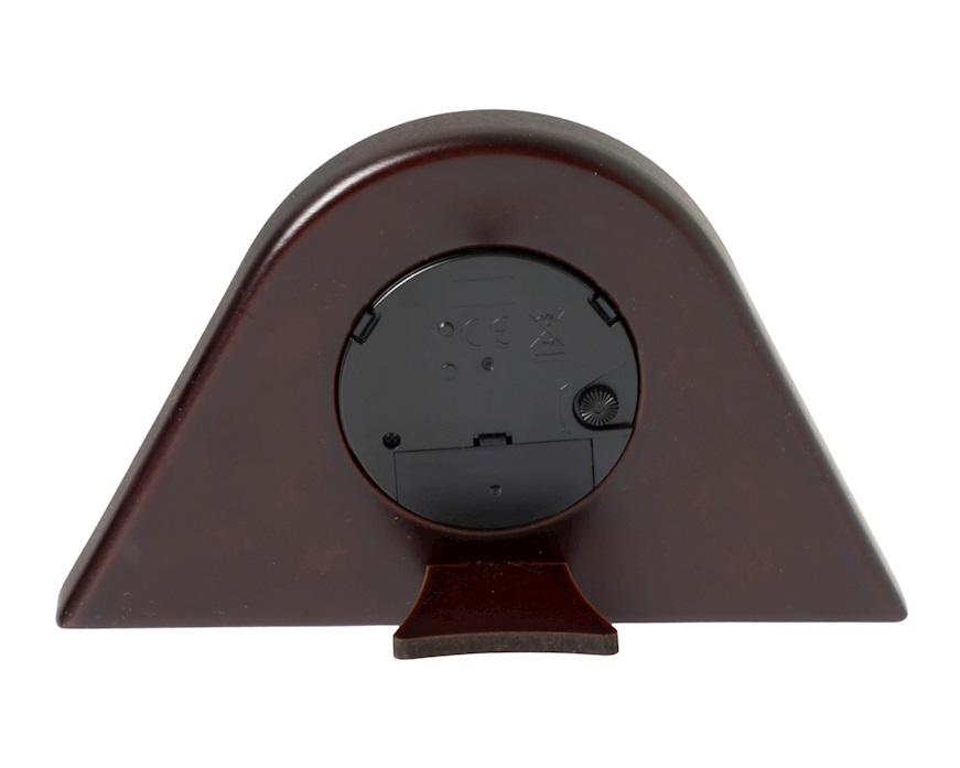 Table clock pvd Silver with white dial Ottaviani