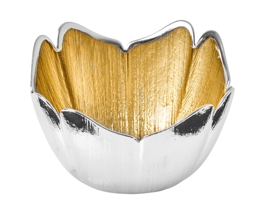 Ciotola Flower oro Selezione Zanolli