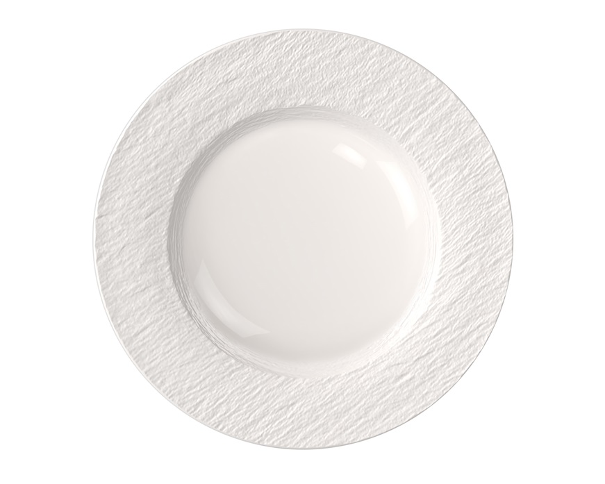 Piatto piano Manufacture Ice porcellana Villeroy & Boch