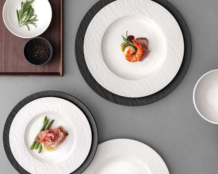 Piatto dessert Manufacture Ice porcellana Villeroy & Boch