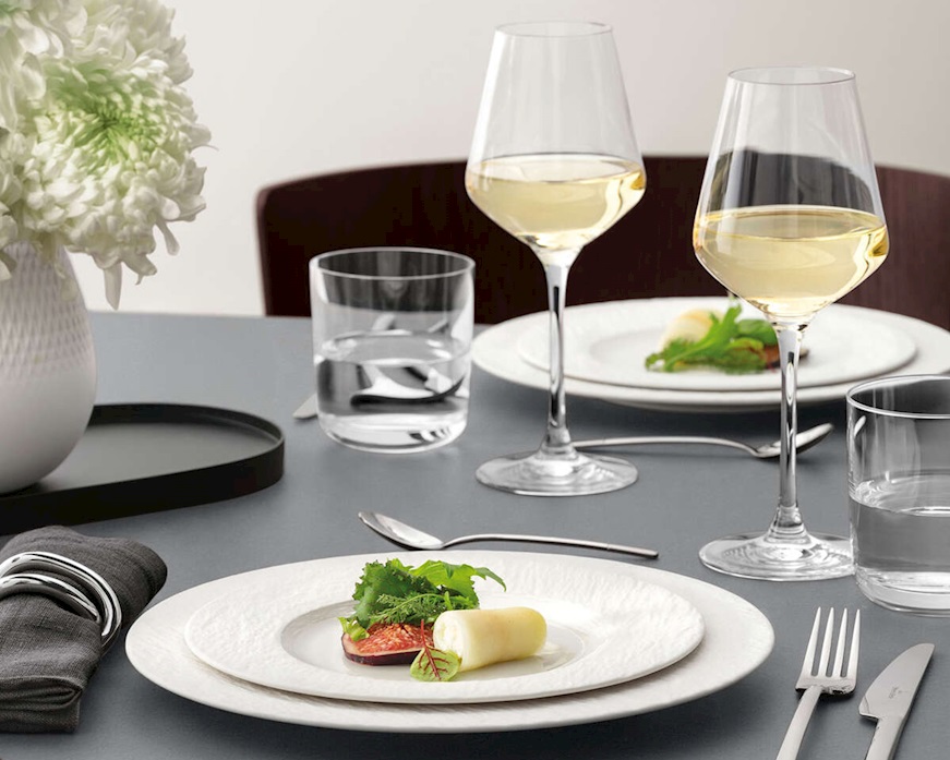 Piatto dessert Manufacture Ice porcellana Villeroy & Boch