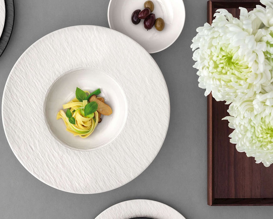 Piatto fondo Manufacture Ice porcellana Villeroy & Boch