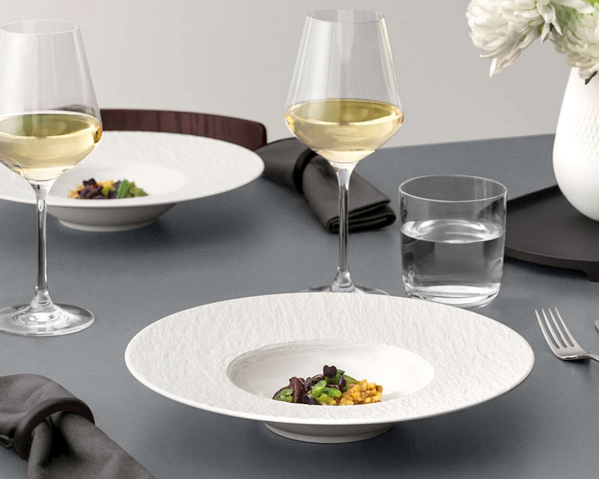 Piatto fondo Manufacture Ice porcellana Villeroy & Boch