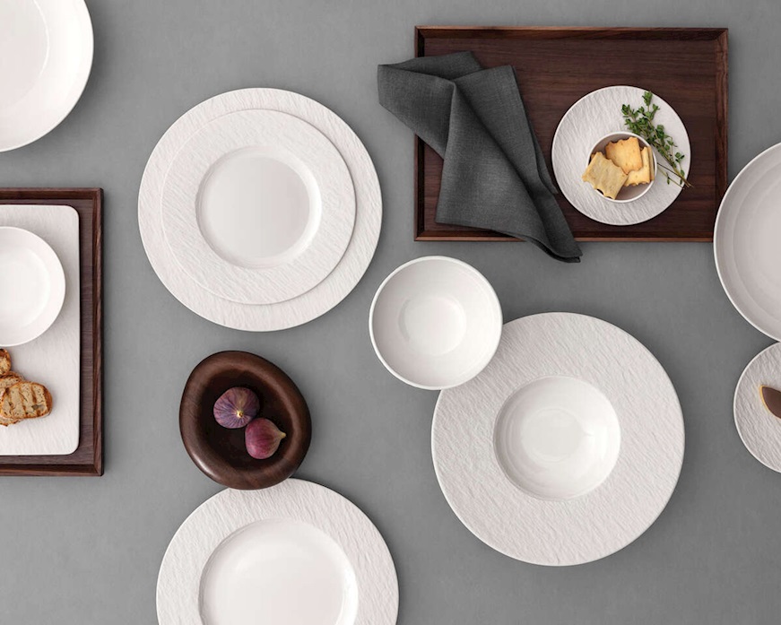 Piatto fondo Manufacture Ice porcellana Villeroy & Boch