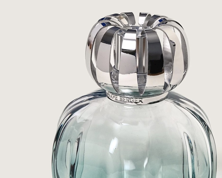 Cofanetto lampada catalitica Corali Verde con profumo 250 ml Aqua Celeste Maison Berger Paris