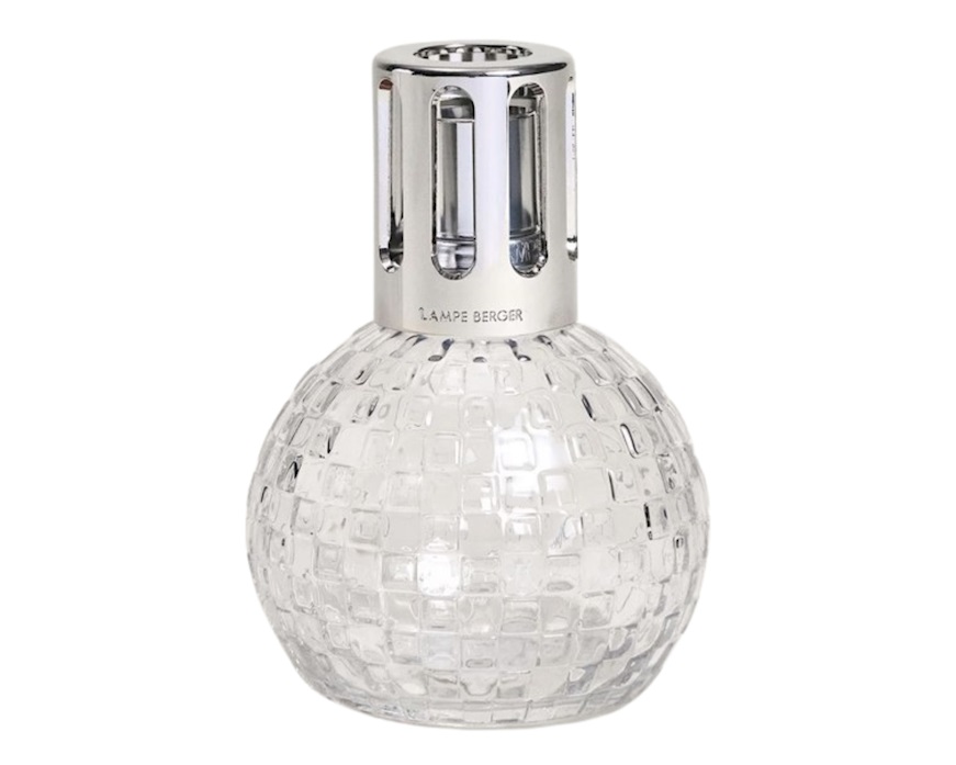 Cofanetto lampada catalitica Disco Trasparente con profumo 250 ml Liliflora Maison Berger Paris
