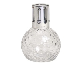 Cofanetto lampada catalitica Disco Trasparente con profumo 250 ml Liliflora Maison Berger Paris