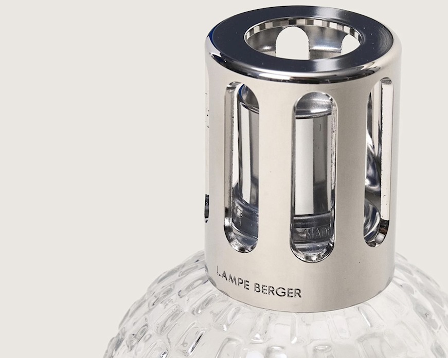 Cofanetto lampada catalitica Disco Trasparente con profumo 250 ml Liliflora Maison Berger Paris