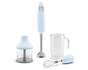 Frullatore ad immersione con accessori Azzurro Smeg