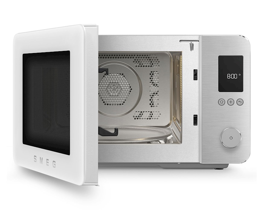 Forno a microonde combinato bianco opaco Smeg