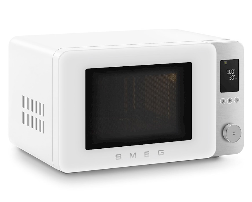 Forno a microonde combinato bianco opaco Smeg