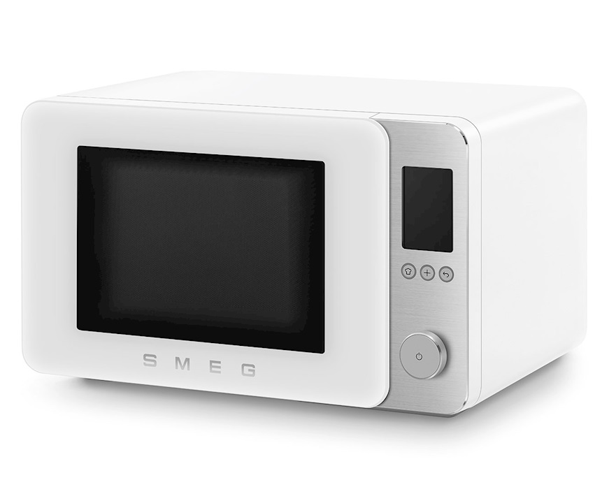 Forno a microonde combinato bianco opaco Smeg