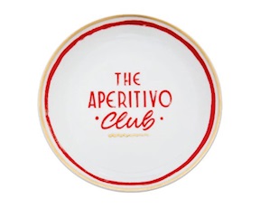 Piattino The Club porcellana Aperitivo Bitossi home