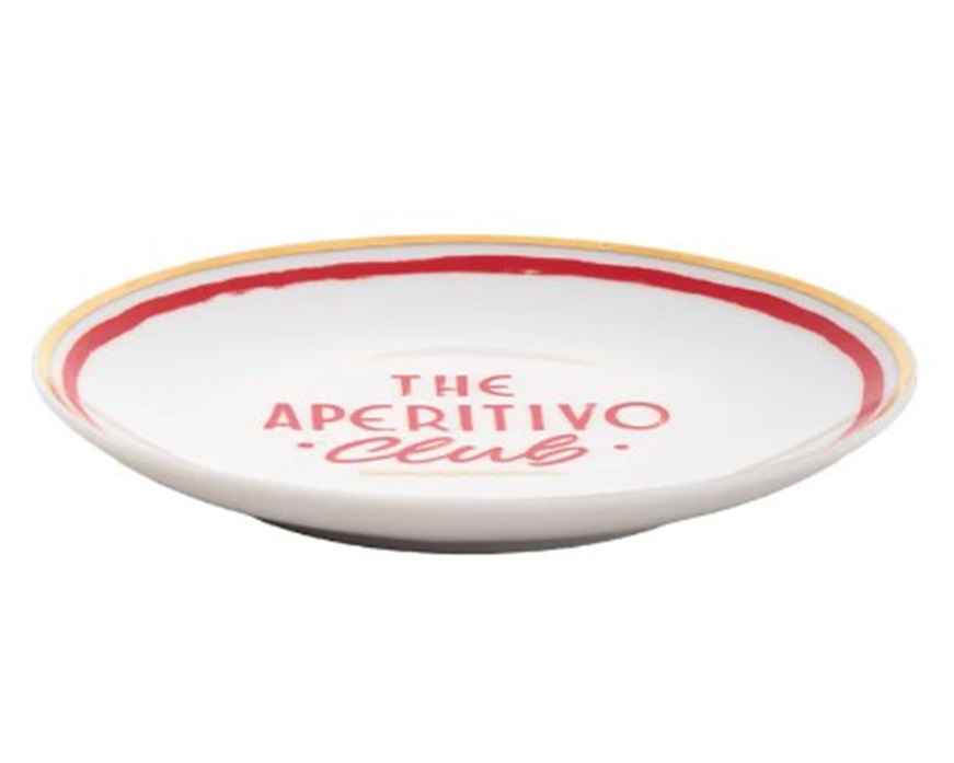 Piattino The Club porcellana Aperitivo Bitossi home
