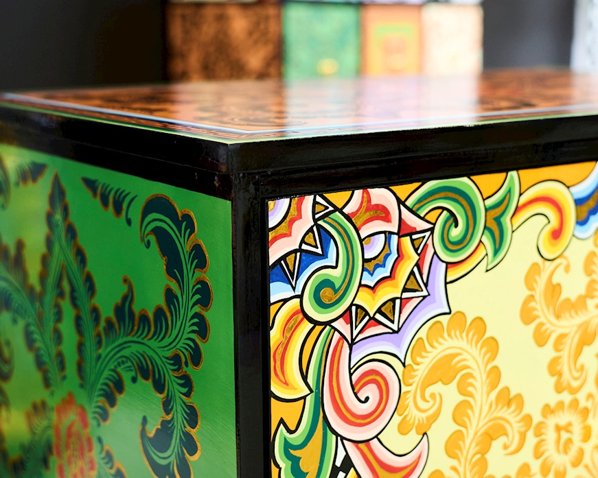 Credenza Malaga dipinta a mano Tom's Drag