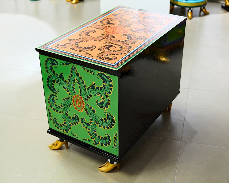 Credenza Malaga dipinta a mano Tom's Drag
