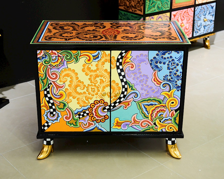 Credenza Malaga dipinta a mano Tom's Drag