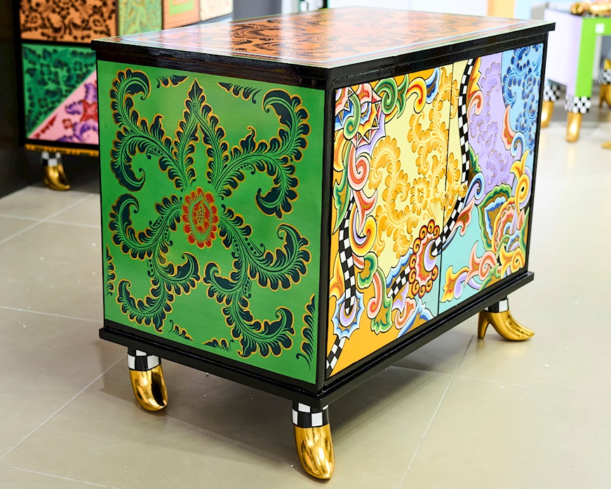 Credenza Malaga dipinta a mano Tom's Drag