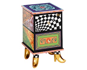 Comodino Drag Chest S dipinto a mano Tom's Drag