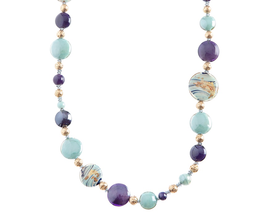Necklace Gaia Murano glass Murrina Murano Venezia