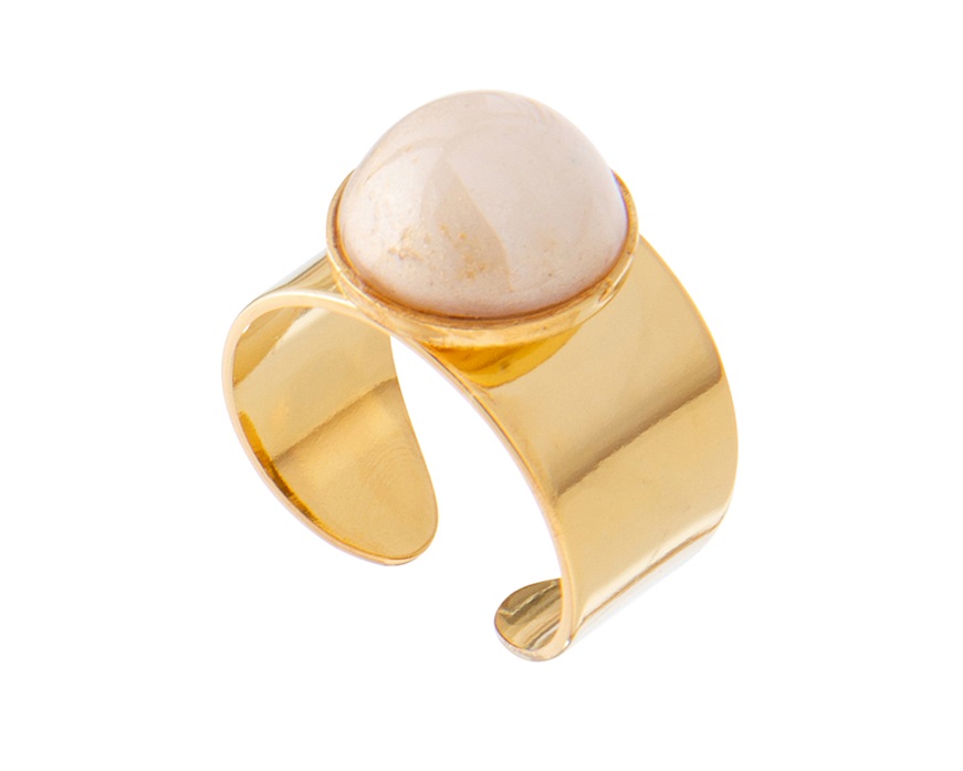 Ring Seaside Serenity Murano glass Murrina Murano Venezia