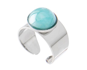 Ring Seaside Serenity Murano glass Murrina Murano Venezia
