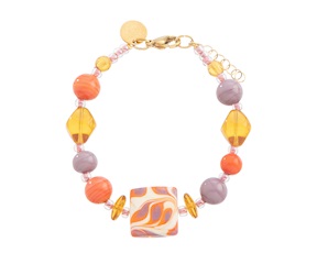 Bracciale Coral Bay vetro di Murano corallo Murrina Murano Venezia