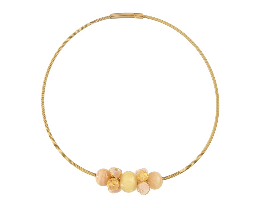 Collana Soraya vetro di Murano sabbia Murrina Murano Venezia