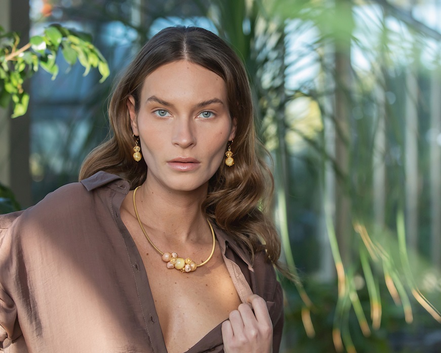 Orecchini Soraya vetro di Murano sabbia Murrina Murano Venezia