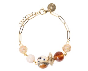 Bracciale Glow vetro di Murano topazio Murrina Murano Venezia