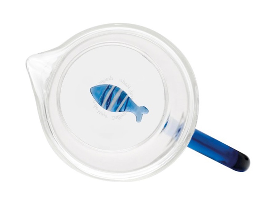 Caraffa grande Teca Mare sardina blu Zafferano